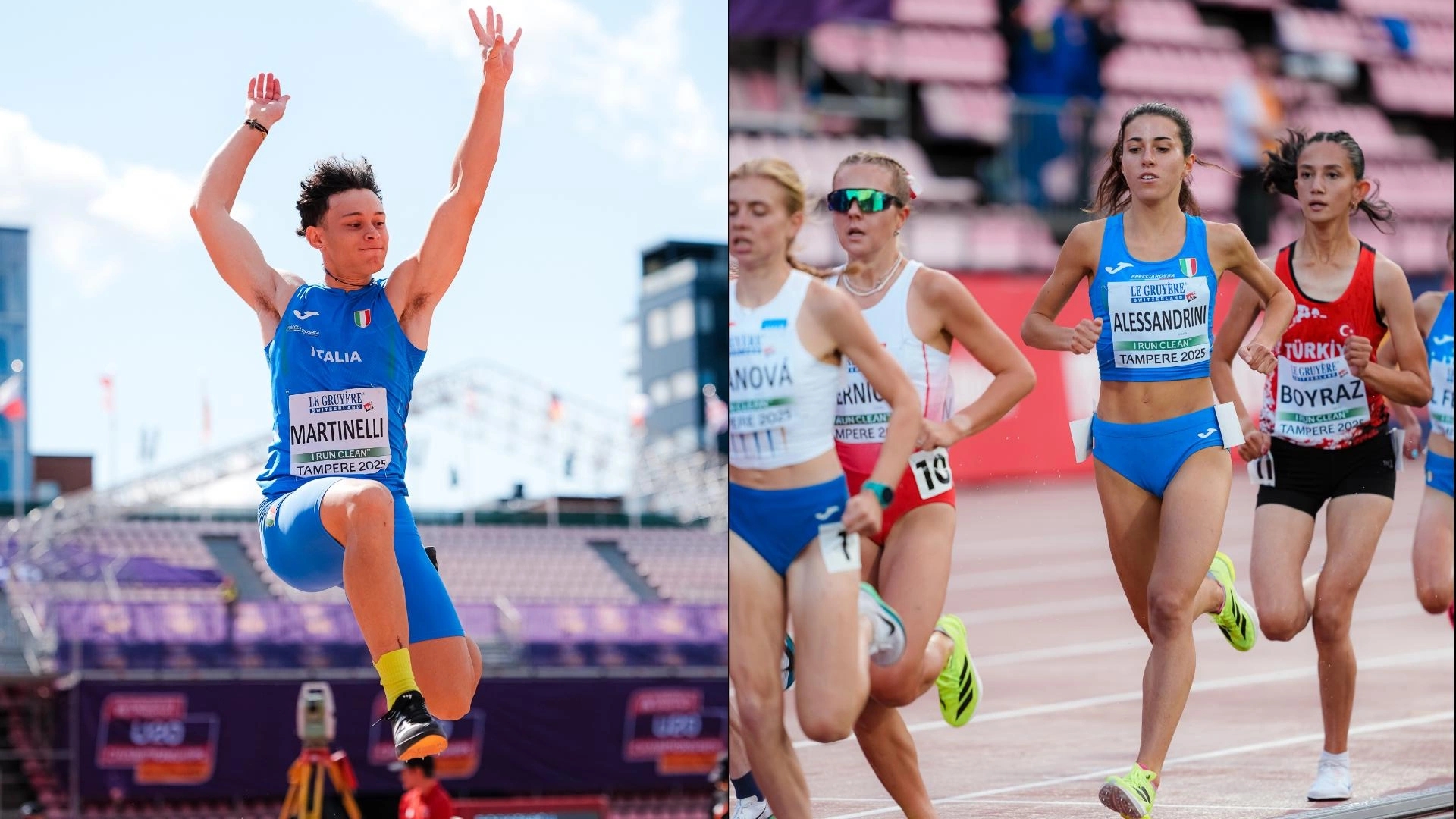 ALESSANDRINI E MARTINELLI PROTAGONISTI AI CAMPIONATI EUROPEI UNDER 20