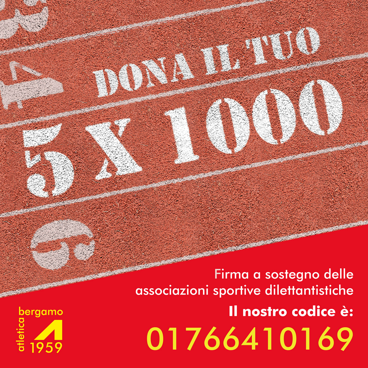 Atletica Bergamo 1959 dona il tuo 5x1000