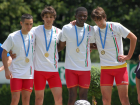 Bressanone: Pierangelo Redondi, Diego Daminelli, Ismael Traore, Michael Verzeri - Campioni D'Italia 